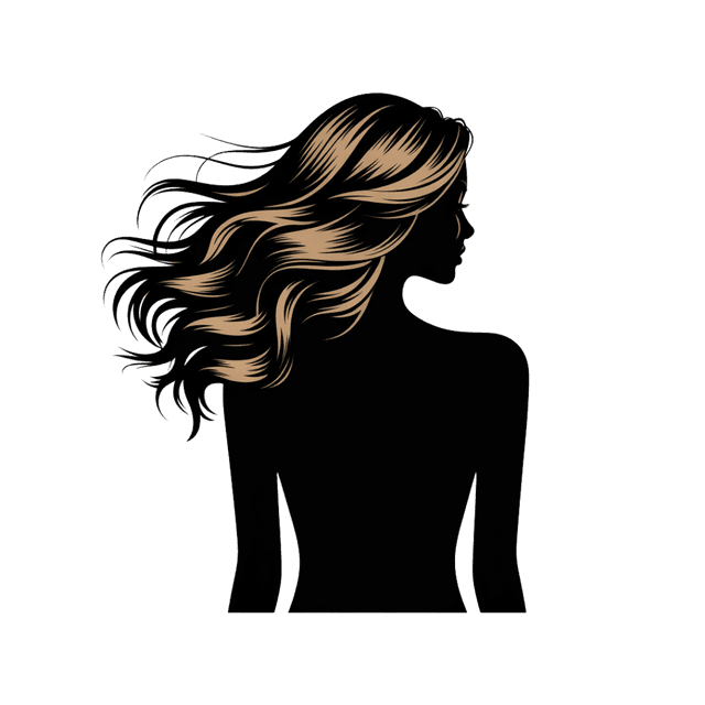 Silhouette cheveux